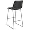 Flash Furniture 30" LeatherSoft Bar Height Barstools, Gray, PK2 2-ET-ER18345-30-GY-GG - alternate 10